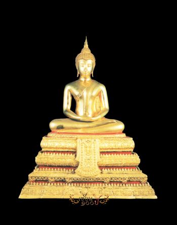 พระประธานจำลอง ขนาดหน้าตัก 9 นิ้ว เนื้อโลหะผสม